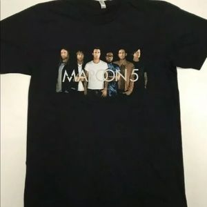 Maroon 5 T-shirt Adult Black Concert Tour AA157